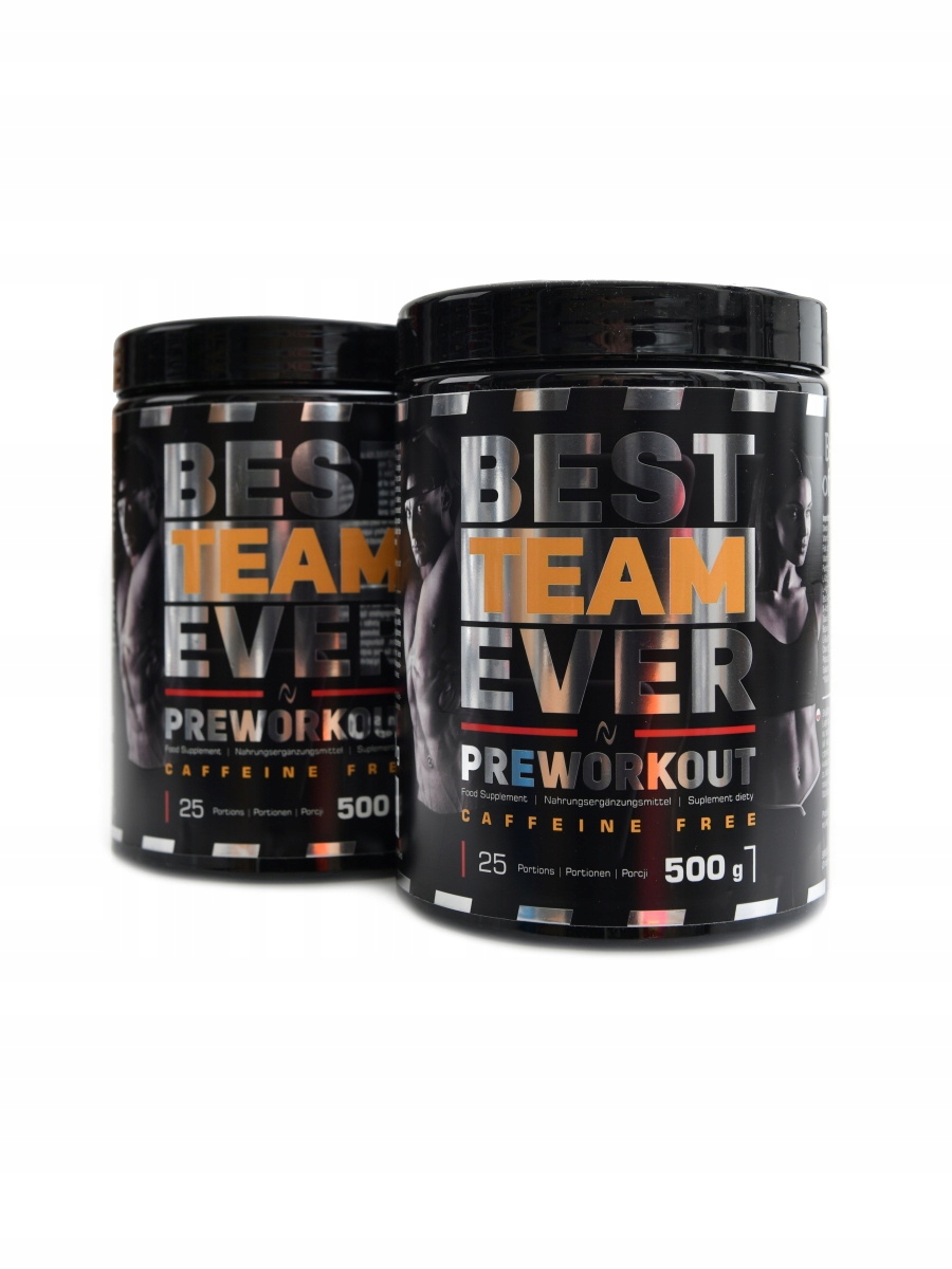 nutrition Best team preworkout cafeine free 2 x 500g pomeranč ekopack