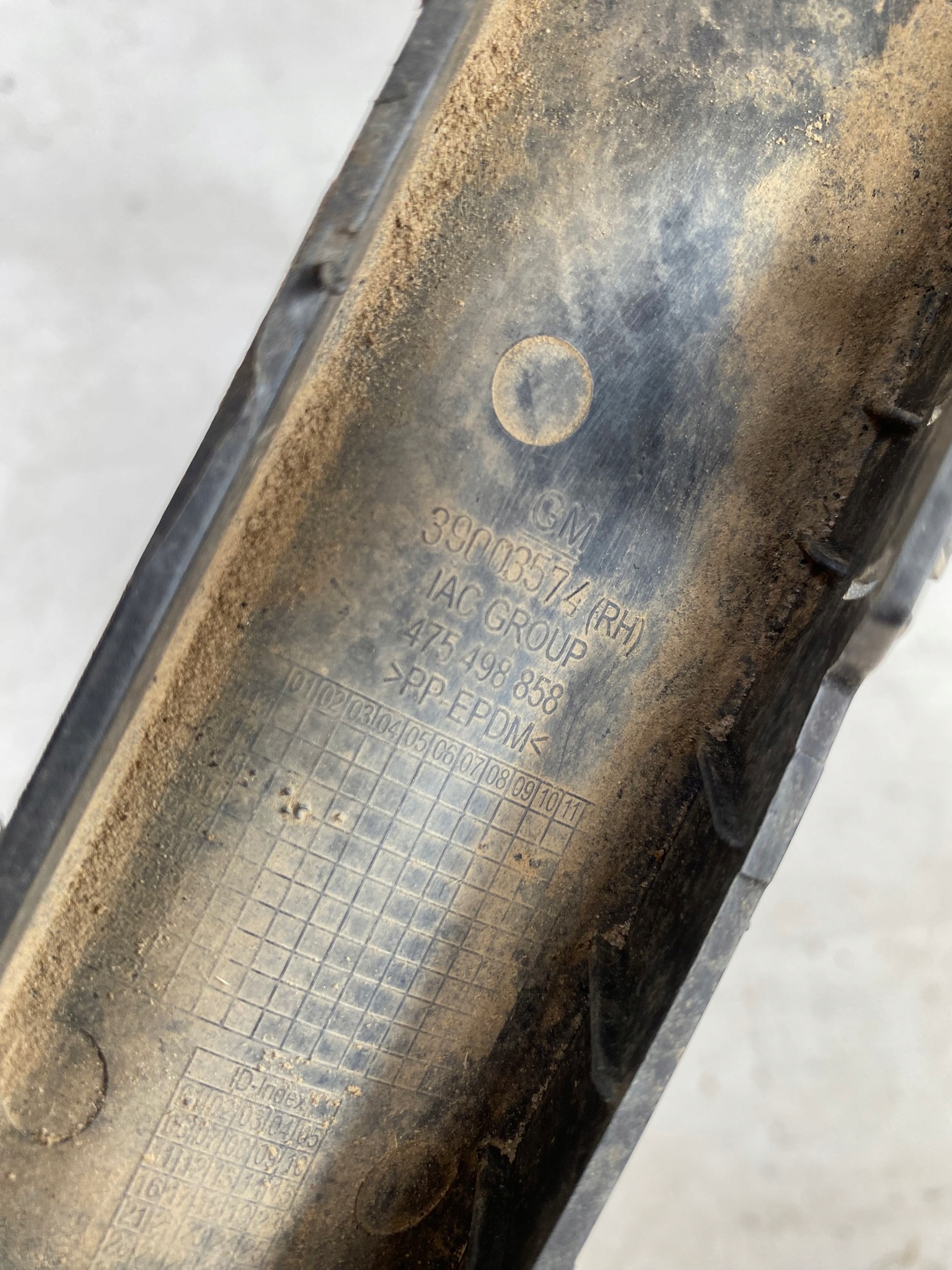 OPEL CORSA E 14- spoiler HOKEJ Paraurti Anteriore Destra