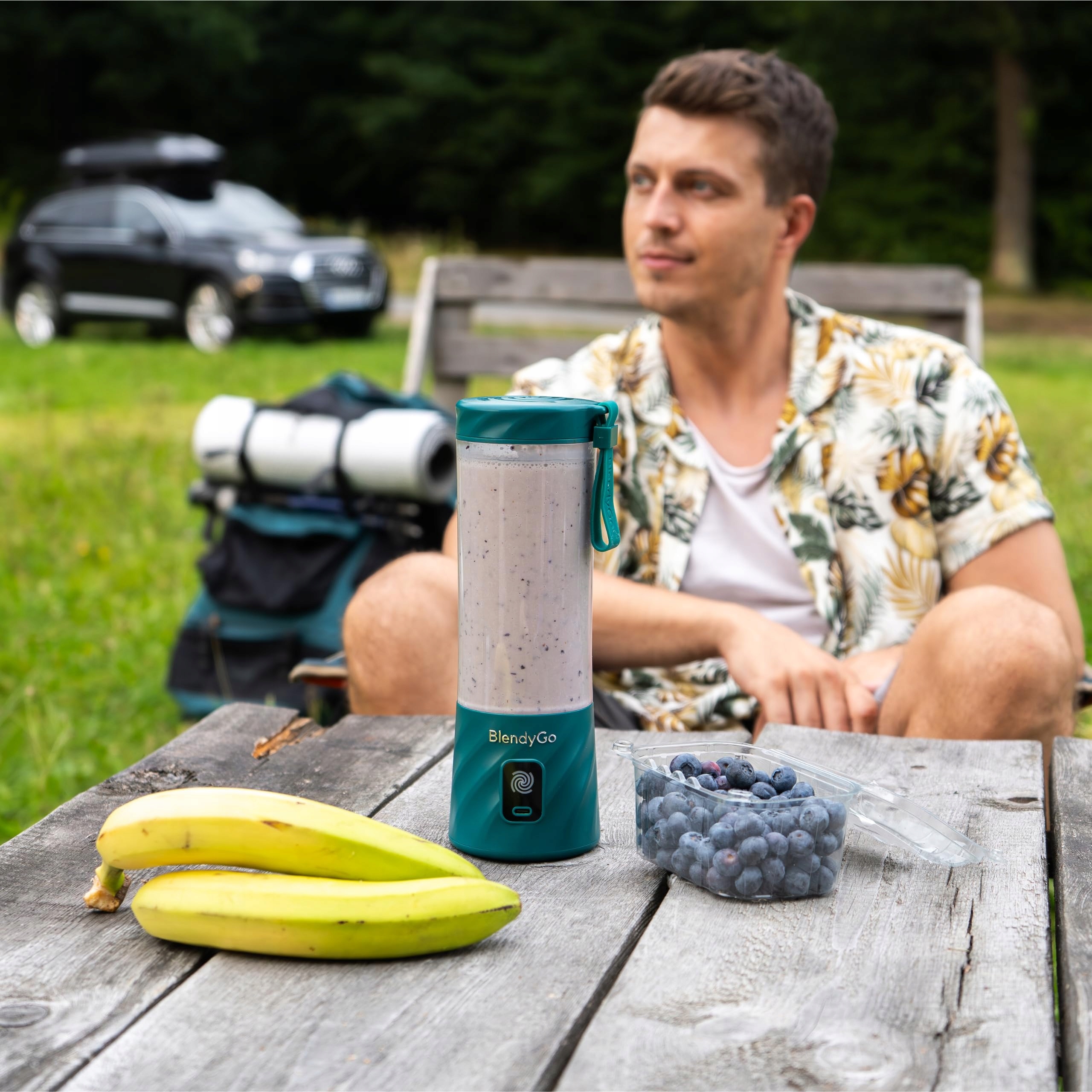 BLENDYGO 3 Przenośny Blender Smoothie USB 550ml BPA Free Czarny — miniatura 5