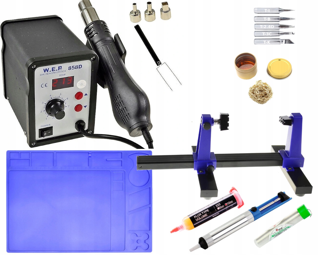 

Stacja Lutownicza Wep 858D Uchwyt Groty Mata Flux