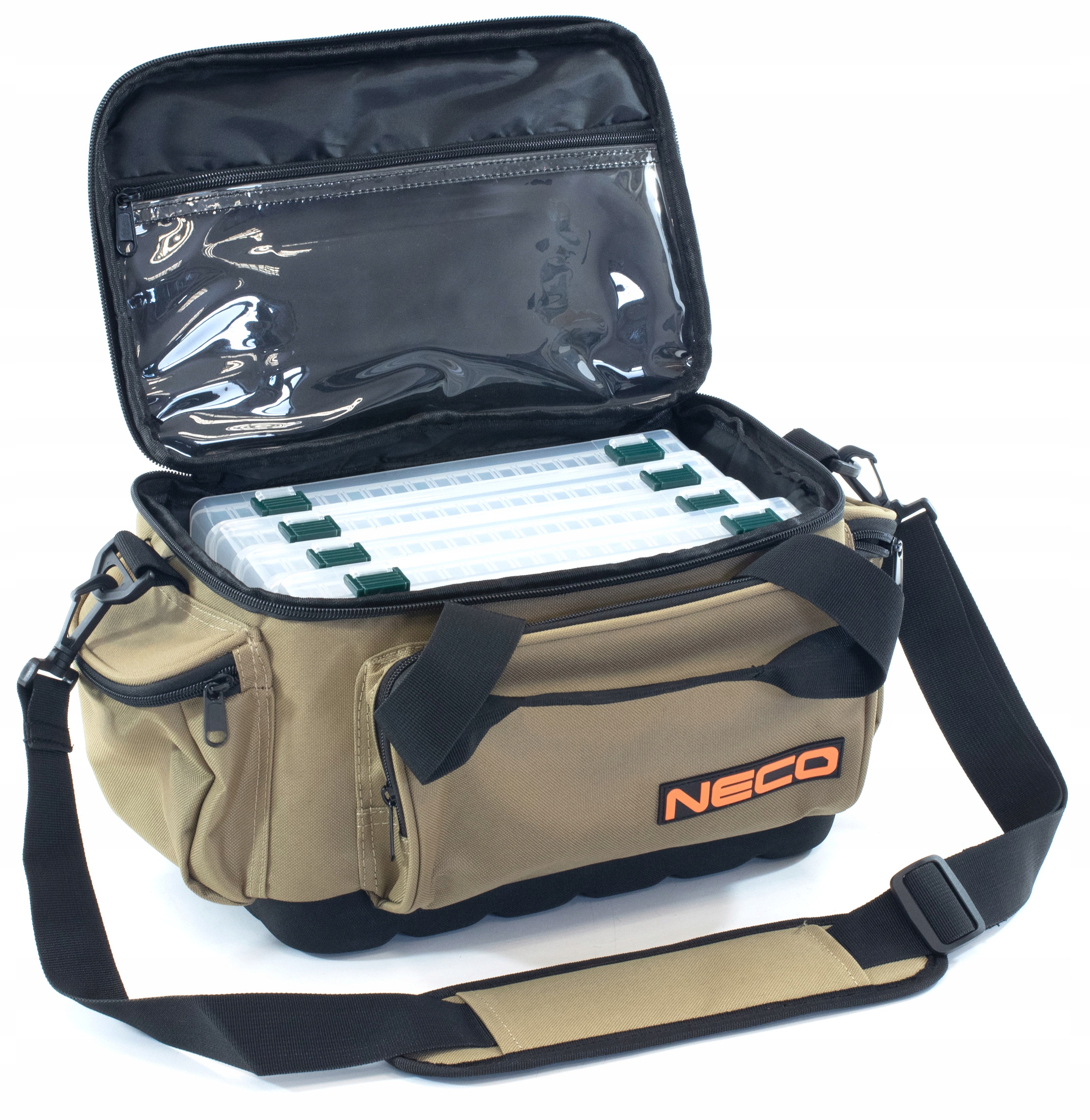 

Torba Wędkarska 4 Pudełka Sztywne Dno 21X42,5X26CM