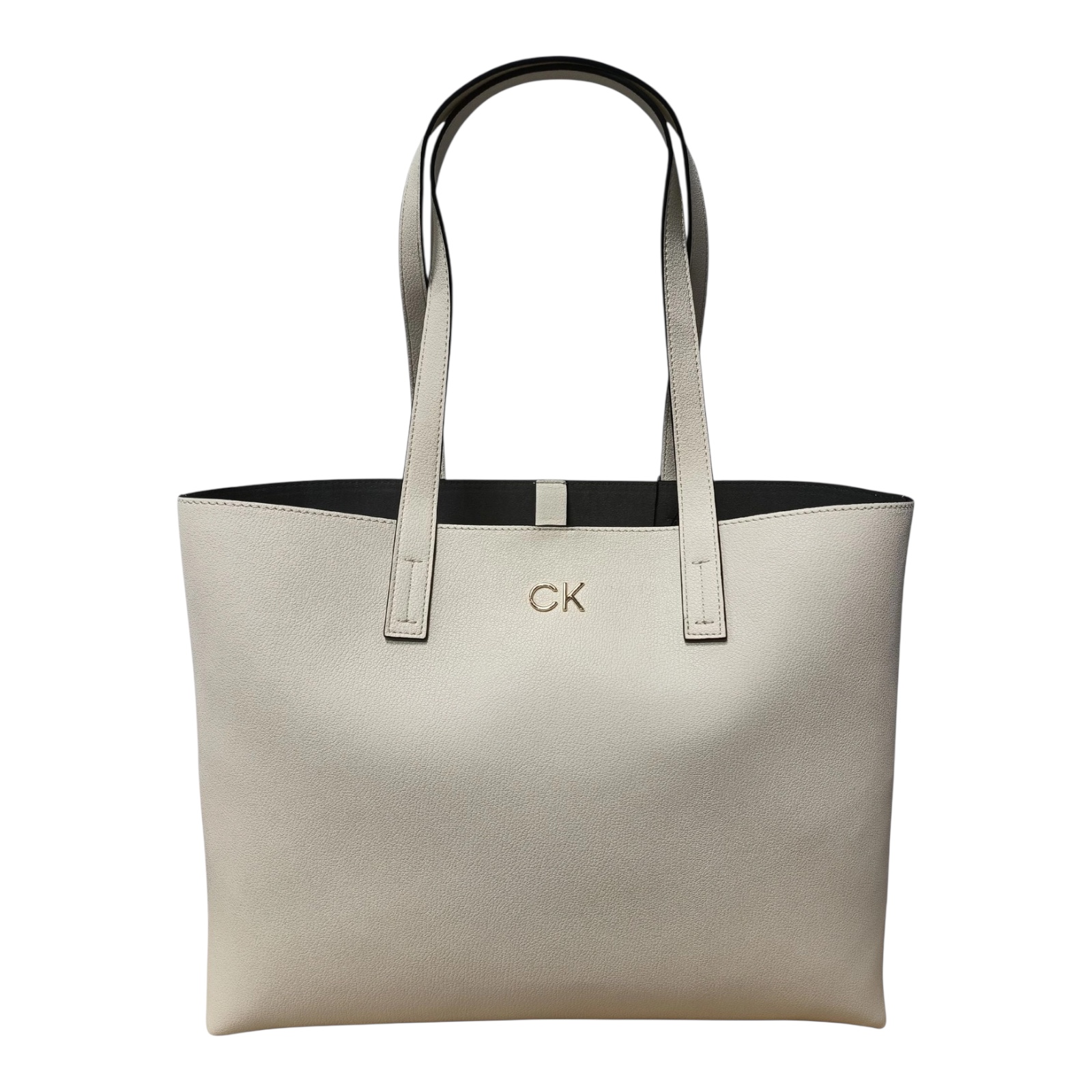 Kabelka shopperka Calvin Klein Jeans ZW0ZW02783 Ck Tote Ecru