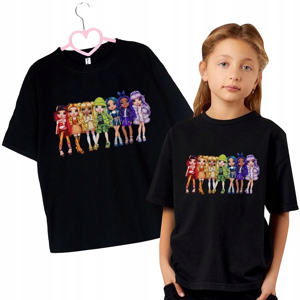 T-shirt Rainbow High Girls koszulka 122 128