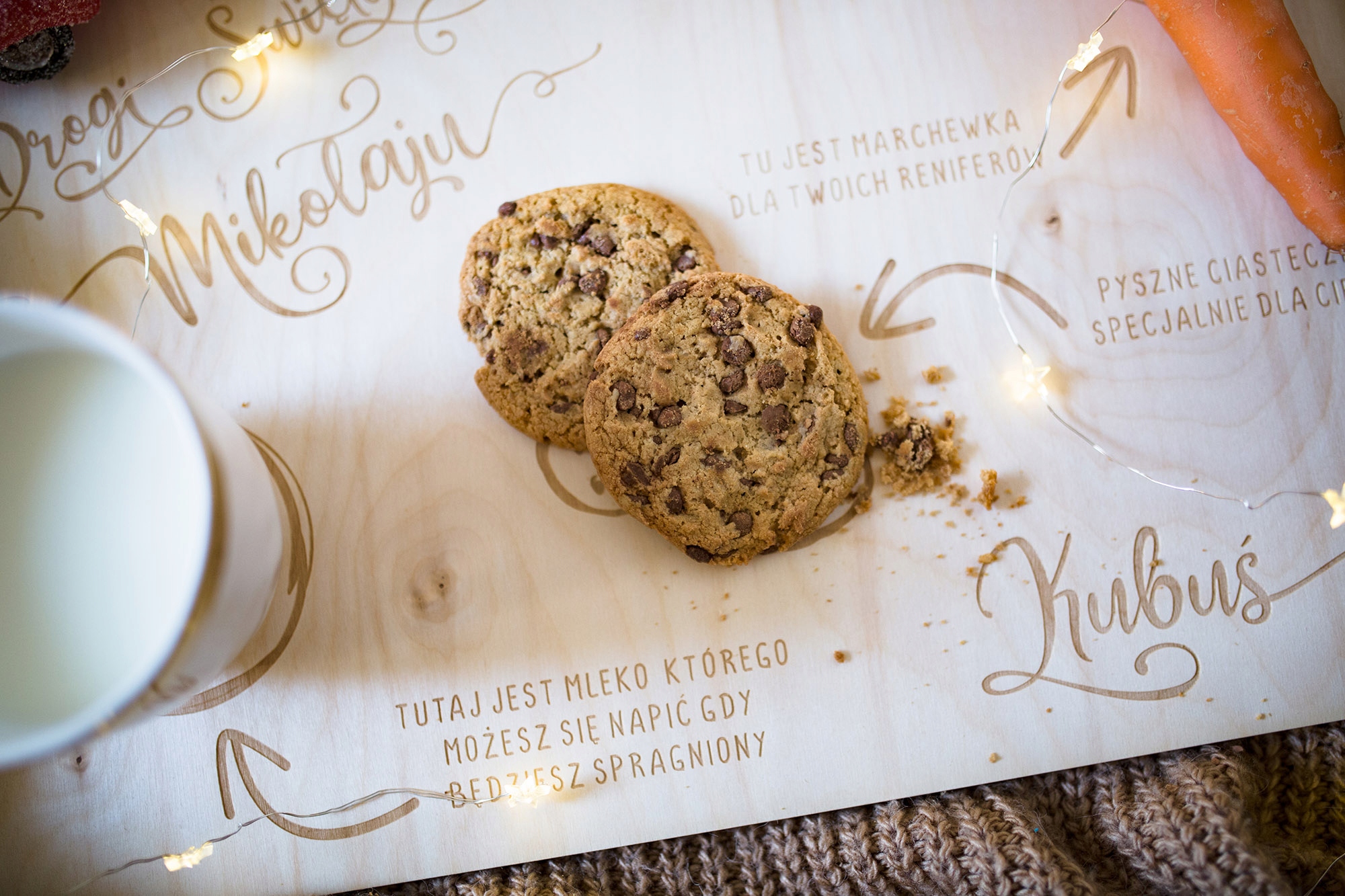 Taca powitalna dla Świętego Mikołaja Marka inna