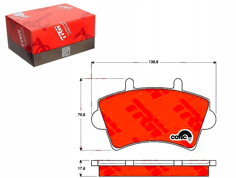 Brzdové Destičky Renault Přední Master Trw