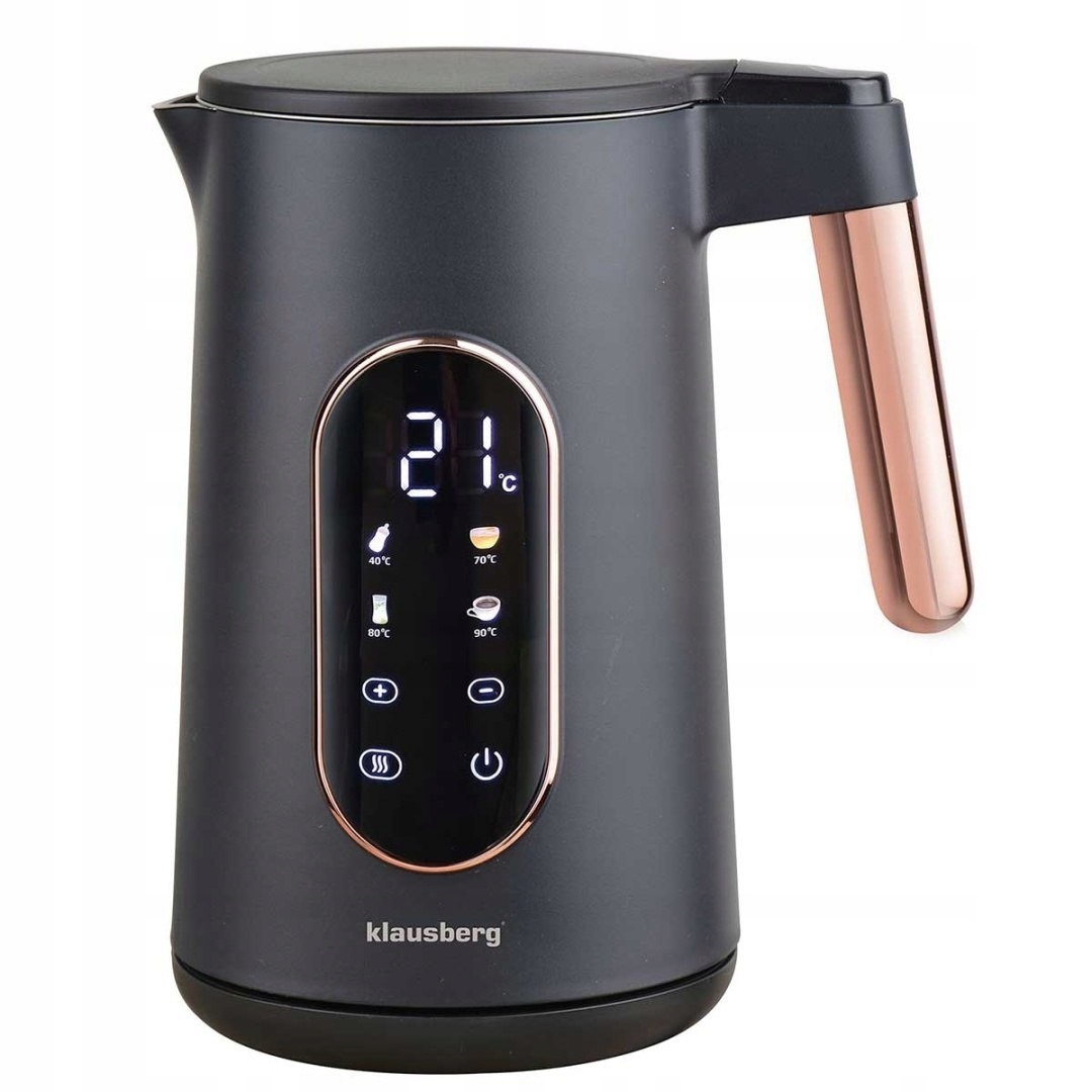 Elektrická varná konvice 1,7 l Klausberg Kb-7892 Led Regulace teploty