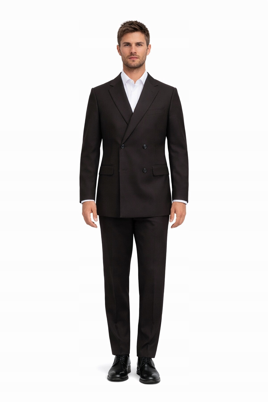 Lindbergh Černá Sako Dvouřadá Slim Elegantní 52 I3B