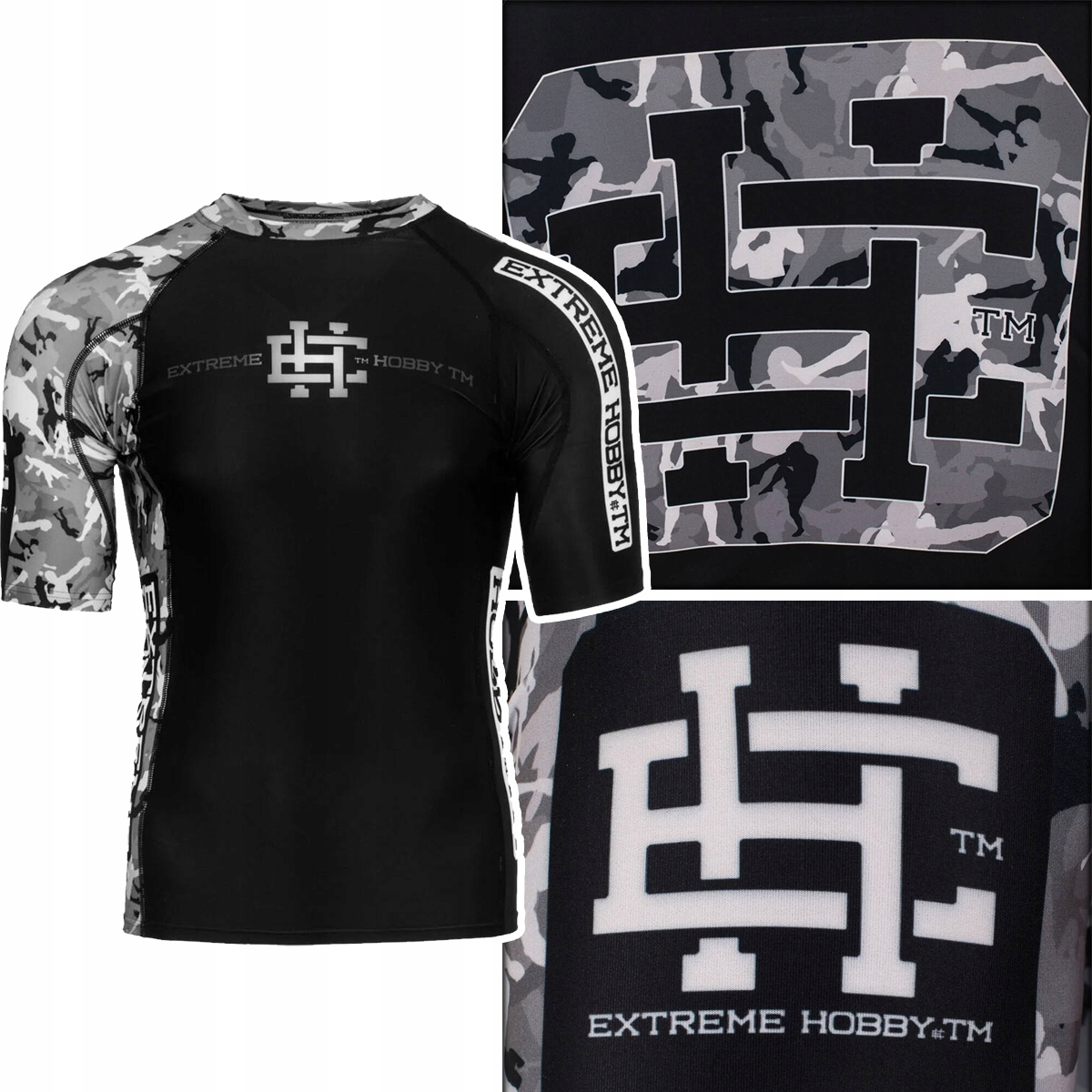 Rashguard z krótkim rękawem męski Extreme Hobby Combat Game r. XXXL