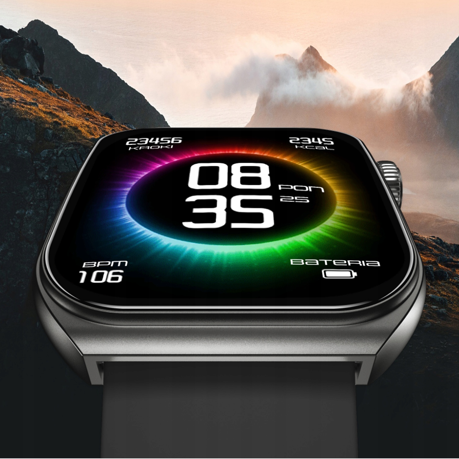 Smartwatch męski zegarek na rękę bransoleta magnetyczna