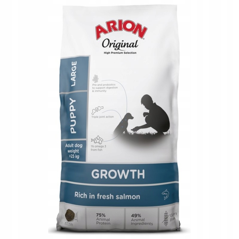 Levně Arion Original Growth Salmon Puppy Large Breeds 12 kg