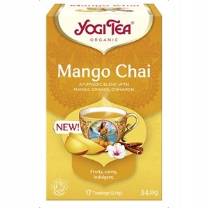 HERBATKA MANGO CHAI BIO (17 x 2 g) 34 g - YOGI TEA