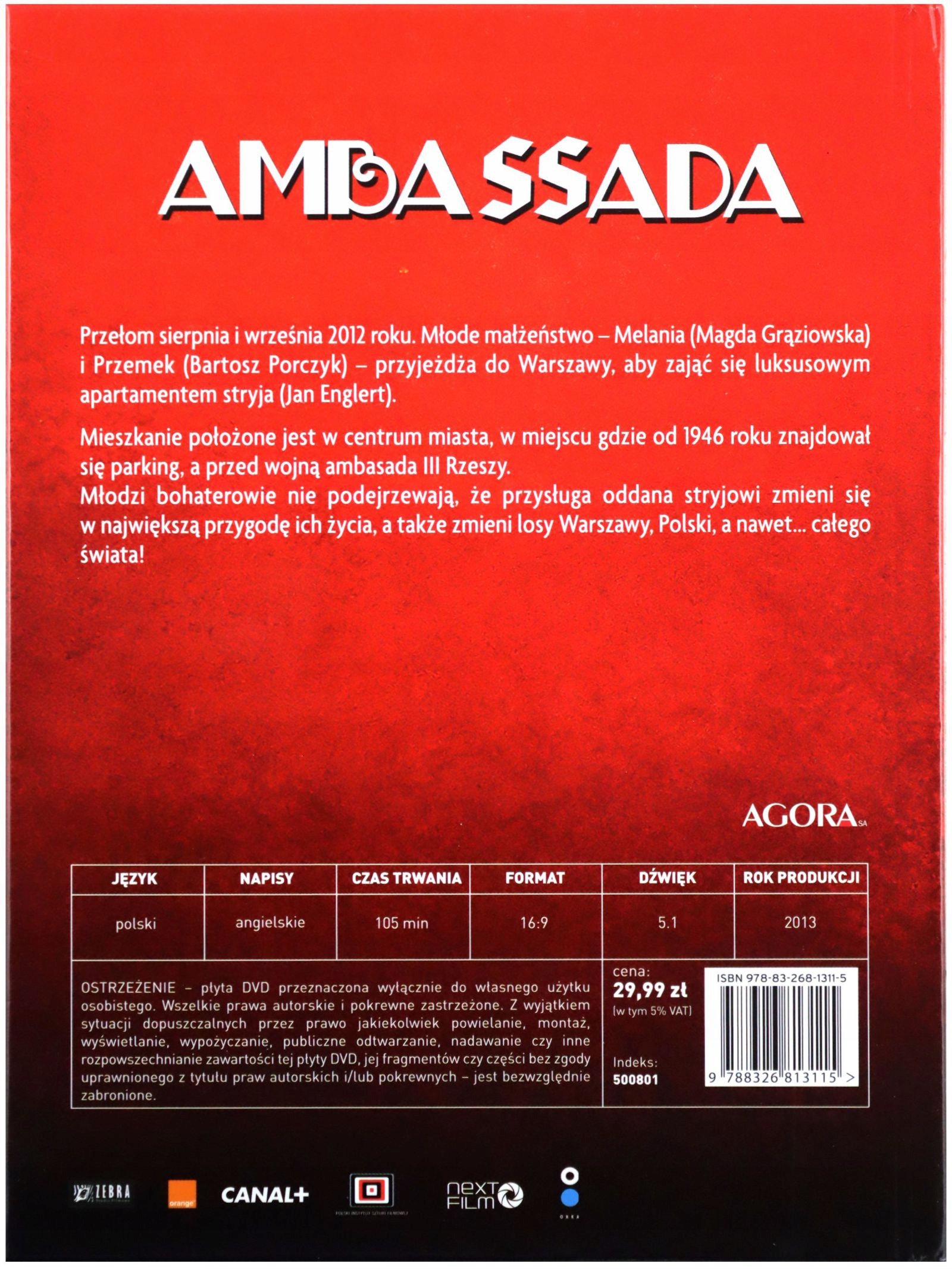 

Ambassada (Robert Więckiewicz) (DVD)