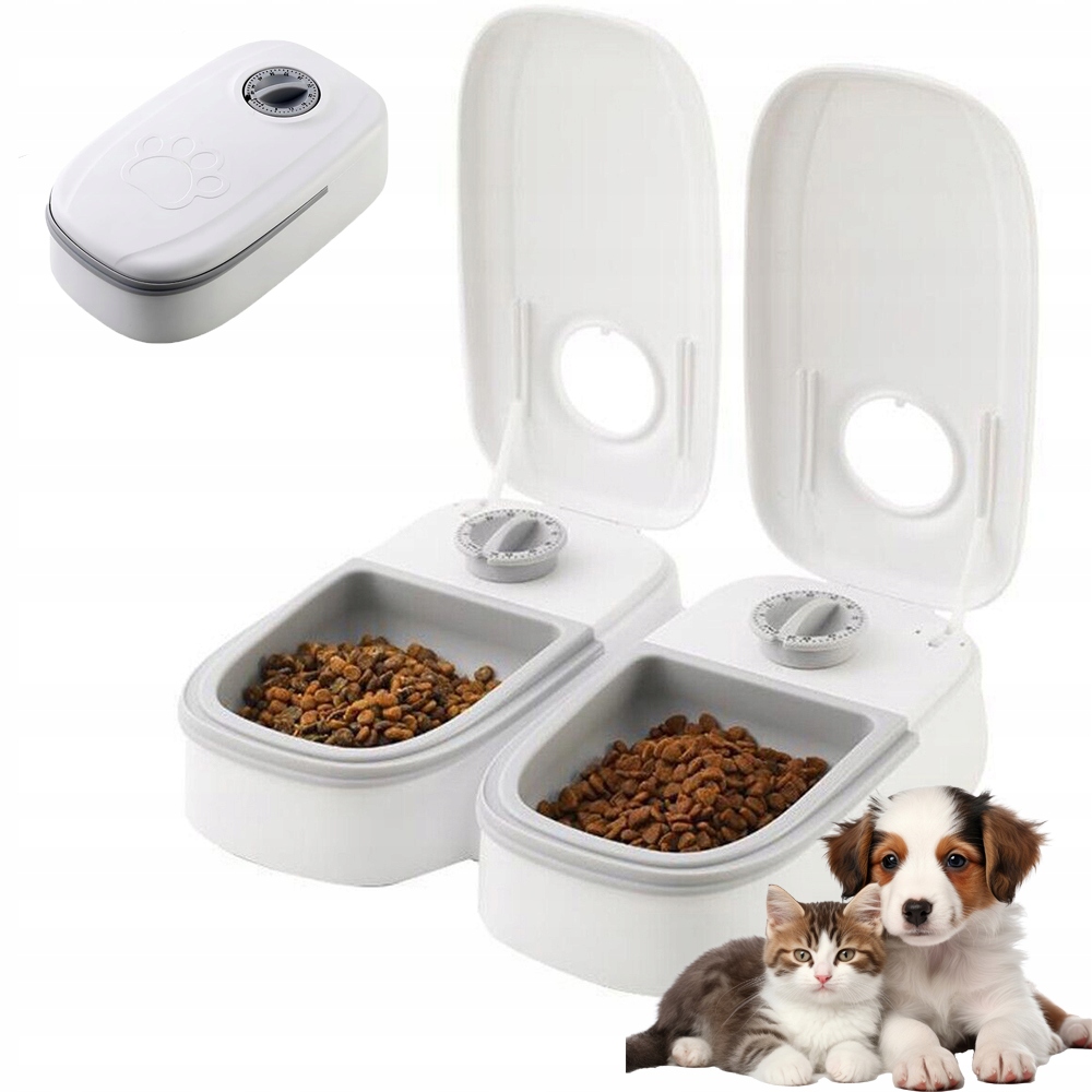 Levně Automatický Časový Podavač Krmiva Pro Zvířata 700 ML