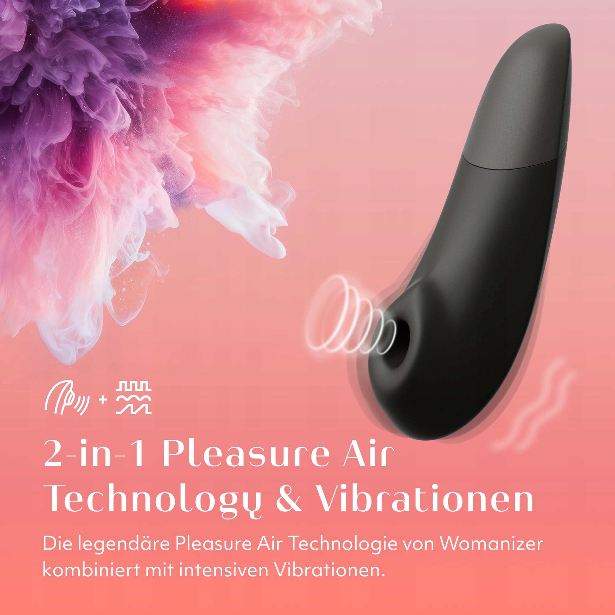 WOMANIZER Wibrator Klitoris Dla Kobiet Stymulator Ssący Wodoodporny — miniatura 2