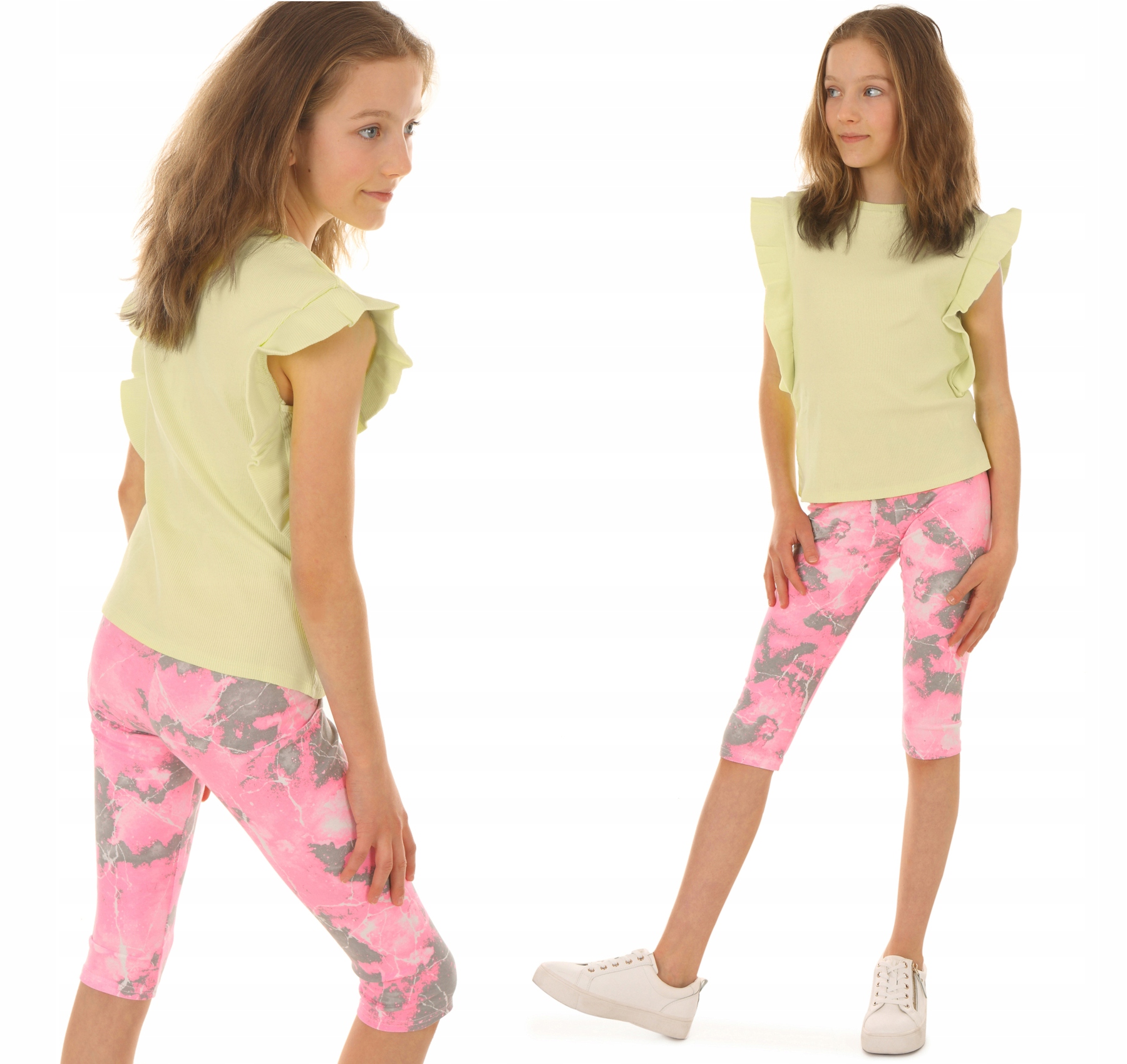 

Legginsy 3/4 getry Nadruki 140-146 Kropek 031