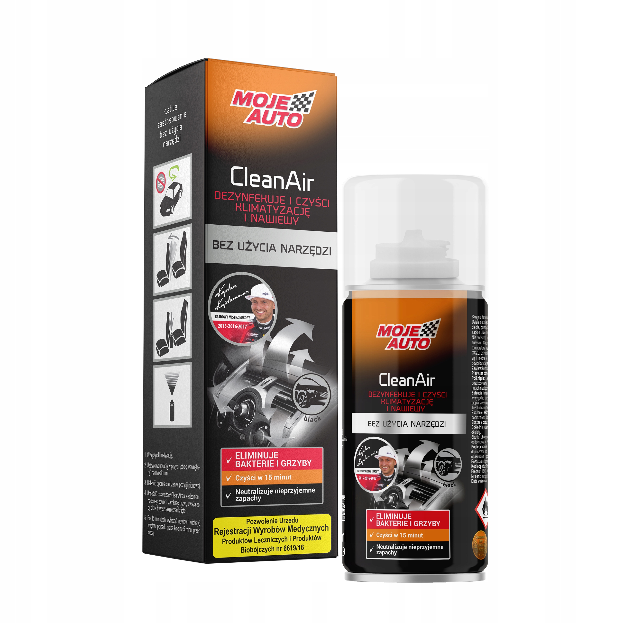 

Odgrzybiacz Klimatyzacji Moje Auto Black 150ml
