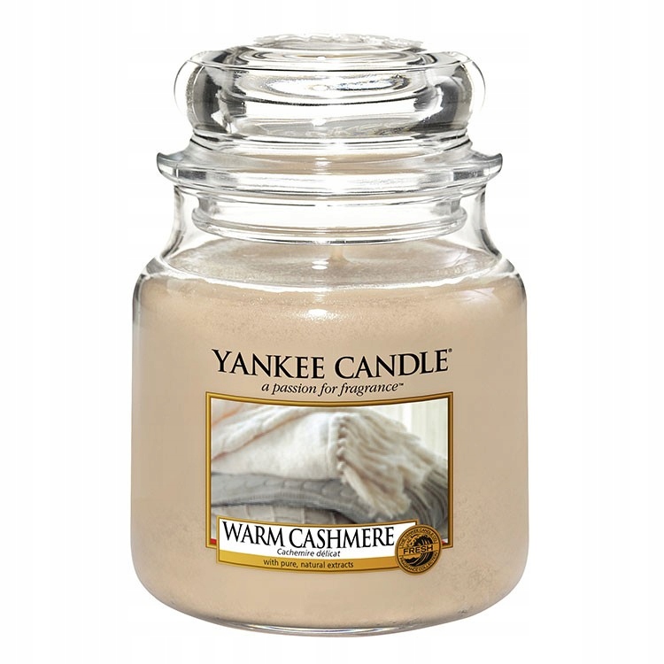 

Yankee Candle Warm Cashmere Świeca Średnia 411 g