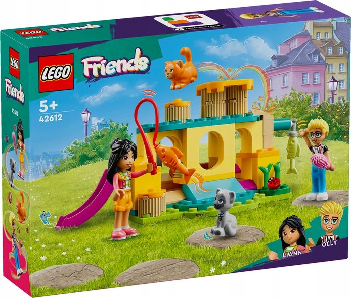 KLOCKI LEGO FRIENDS 42612 PRZYGODA NA KOCIM PLACU ZABAW + TORBA PREZENTOWA Płeć dziewczynki
