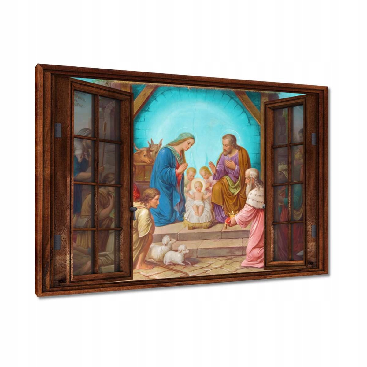 Obrazy 120x80 Jesličky Stajenka
