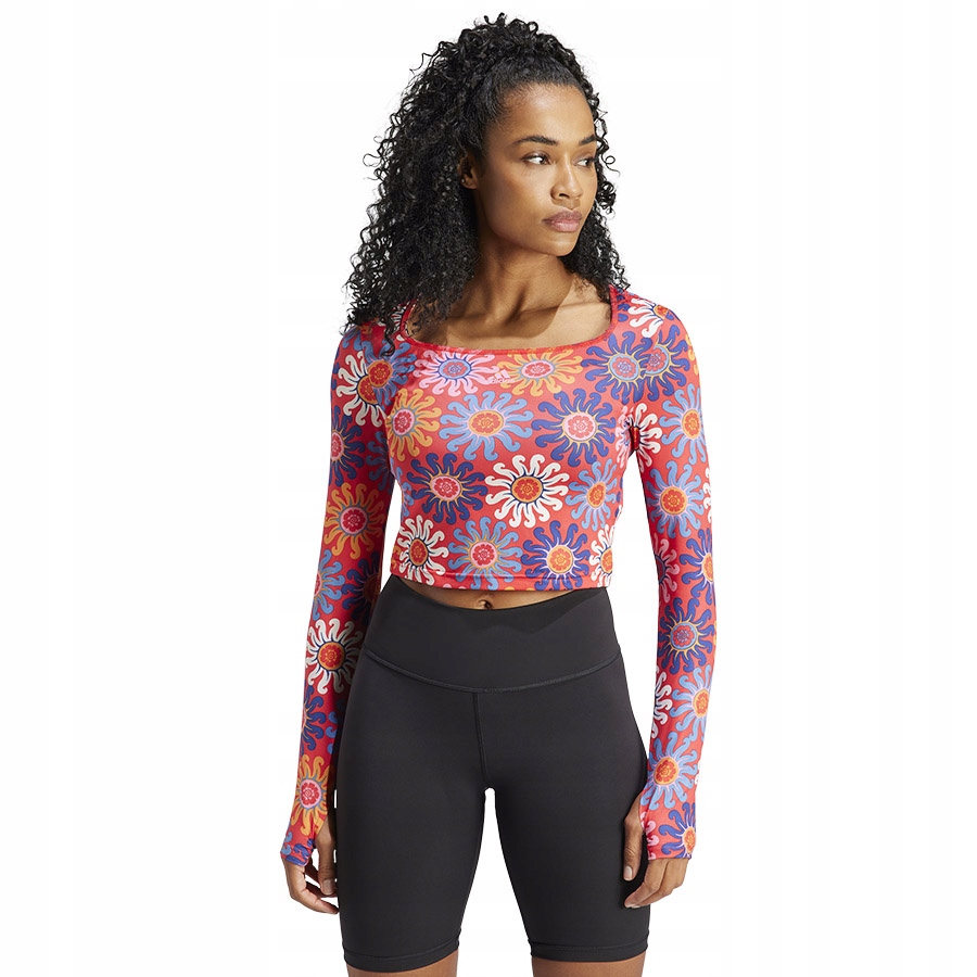 Adidas Farm Crop Ls [s] Tričko Vícebarevné