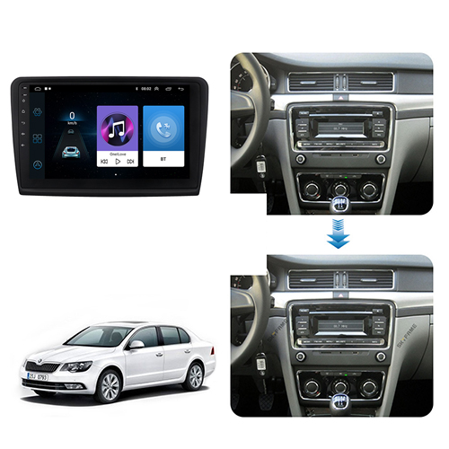 Skoda Superb 2008-2015 RADIO ANDROID GPS BT 2/32GB Stan opakowania oryginalne