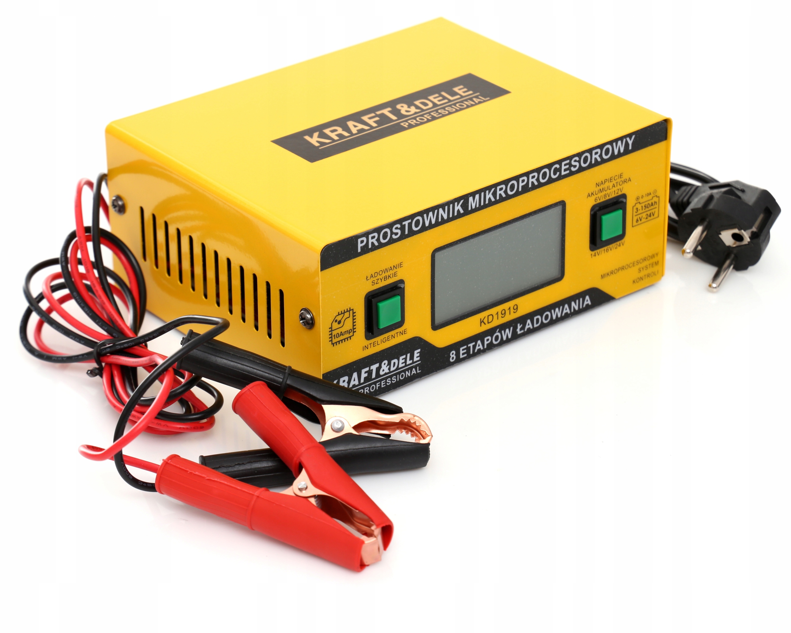 PROSTOWNIK MIKROPROCESOROWY AKUMULATOROWY 6V - 24V Model KD1919