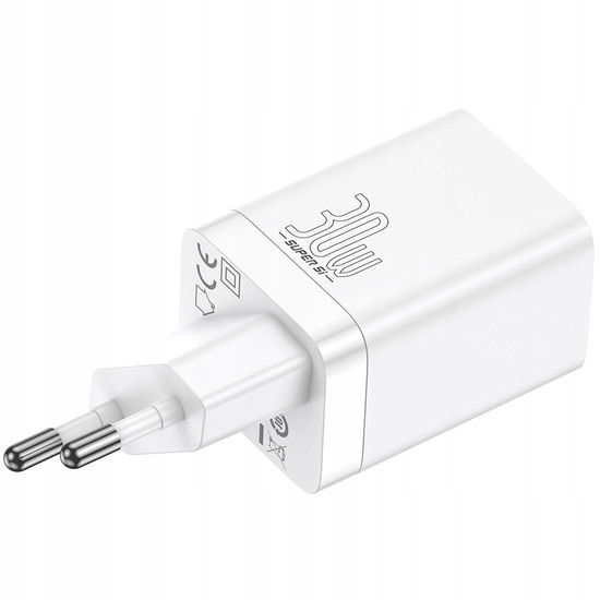 

Ładowarka sieciowa Baseus Usb-c Usb-a 30W Qc i Pd