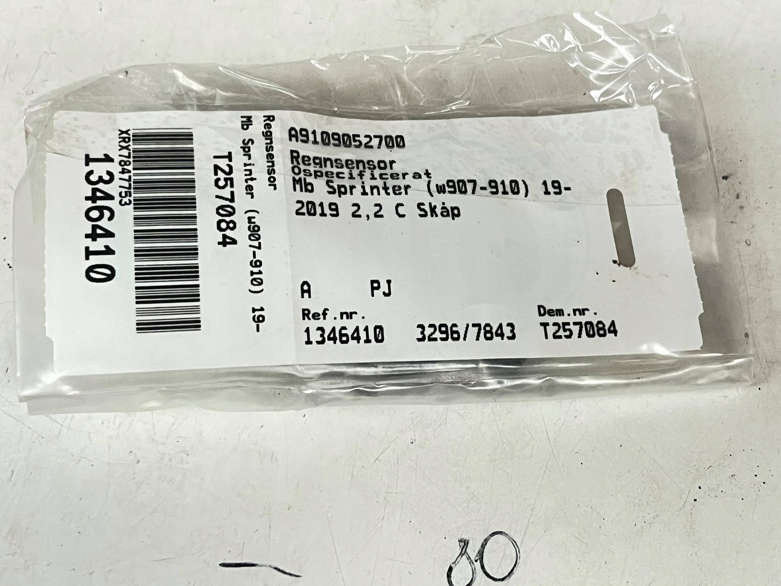 sensor rain MERCEDES-BENZ SPRINTER W907 W910 A9109052700 @A