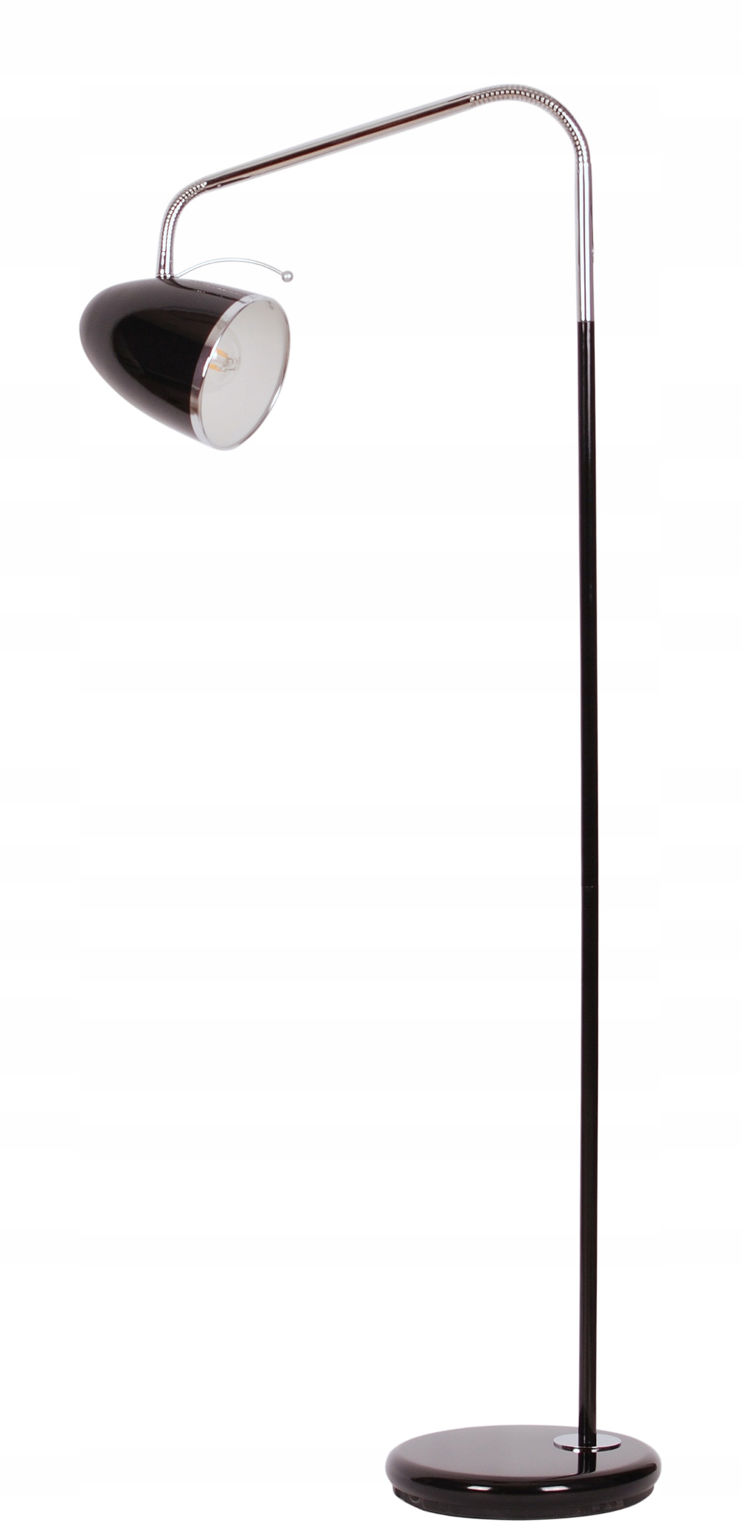 

Lampa Podłogowa Stojąca Do Czytania E27 Czarna