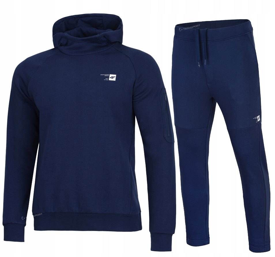 

4F Męski Dres Bawełna Komplet Bluza Spodnie XL