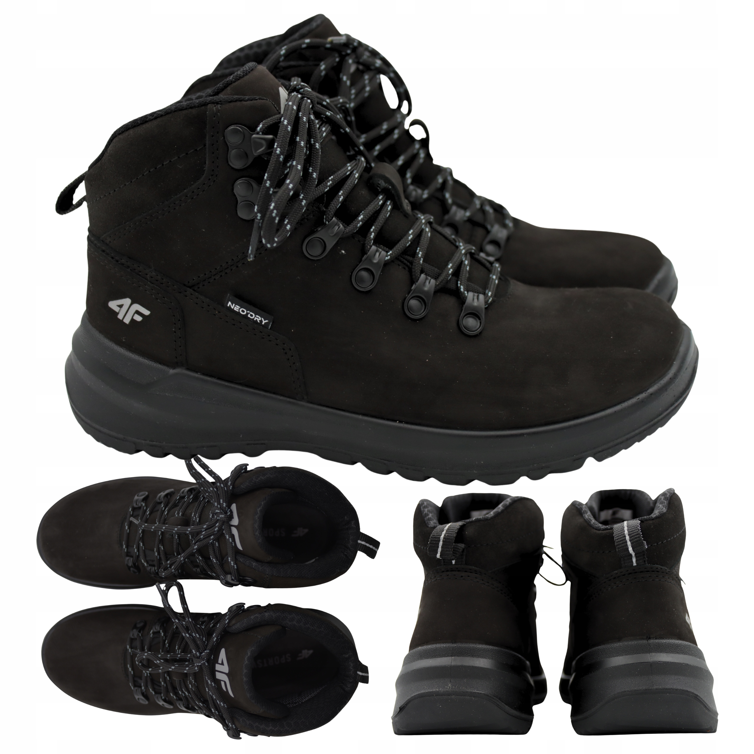 4f Dámské Boty Pohodlné Na Podzim A Zimu OBDH261 21S Vel. 38 Ponožky Bonus