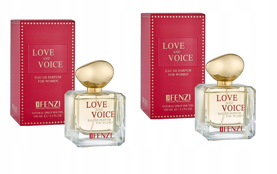 JFenzi Love And Voice 2x100ml eau da parfum Set