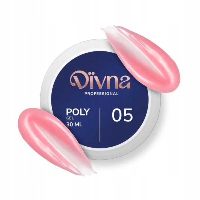 Divna PolyGel 05 intenzivně růžový akrylový samonivelační stavební gel 30