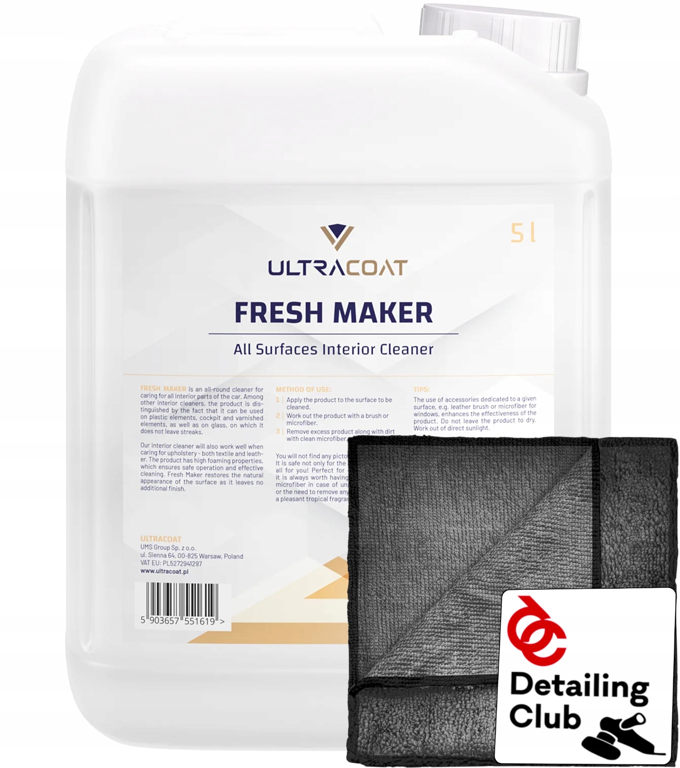 Ultracoat Fresh Maker для салона кабины 5л