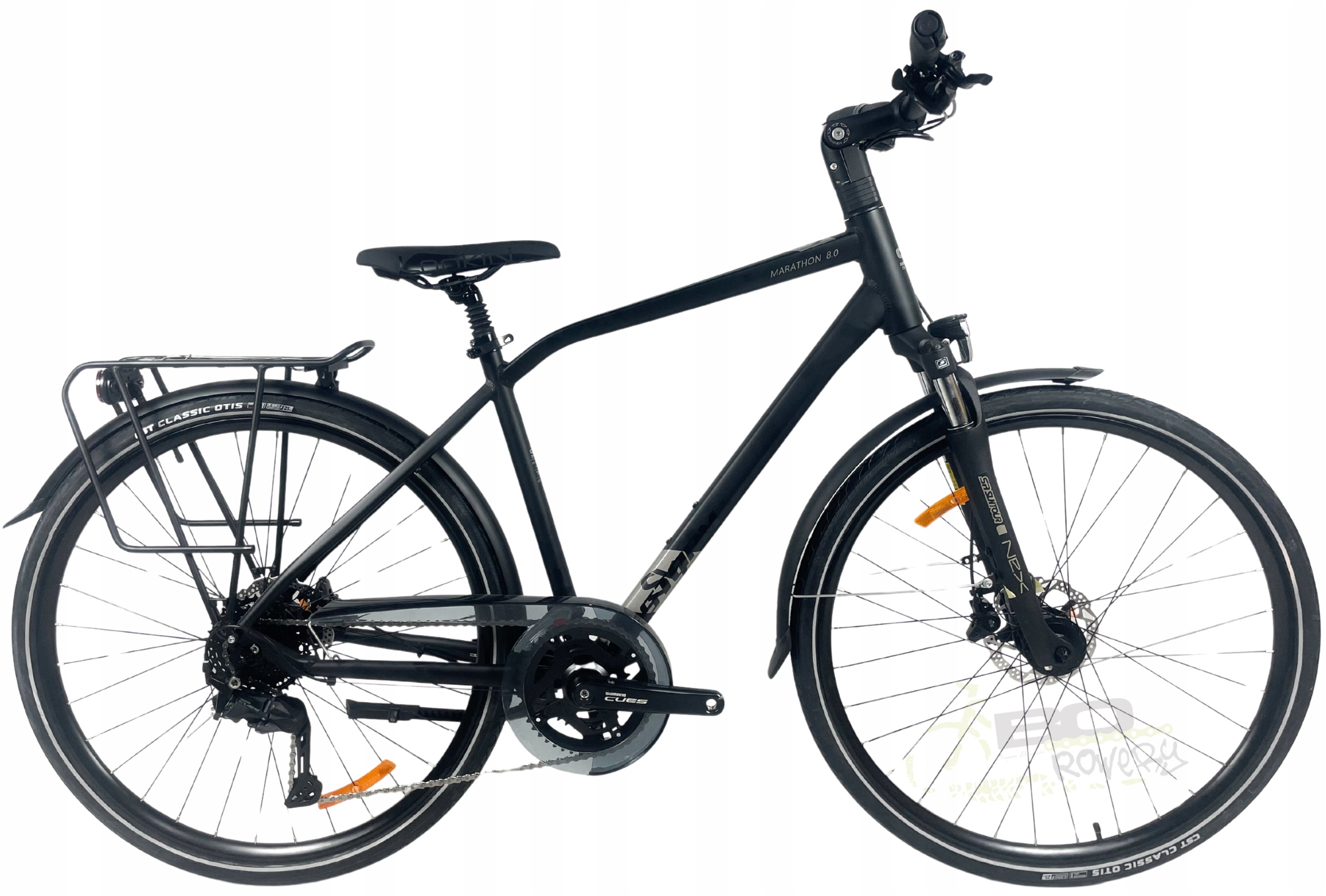 Rower Trekkingowy Storm Marathon 8.0 rama 19 28 czarny mat 2025