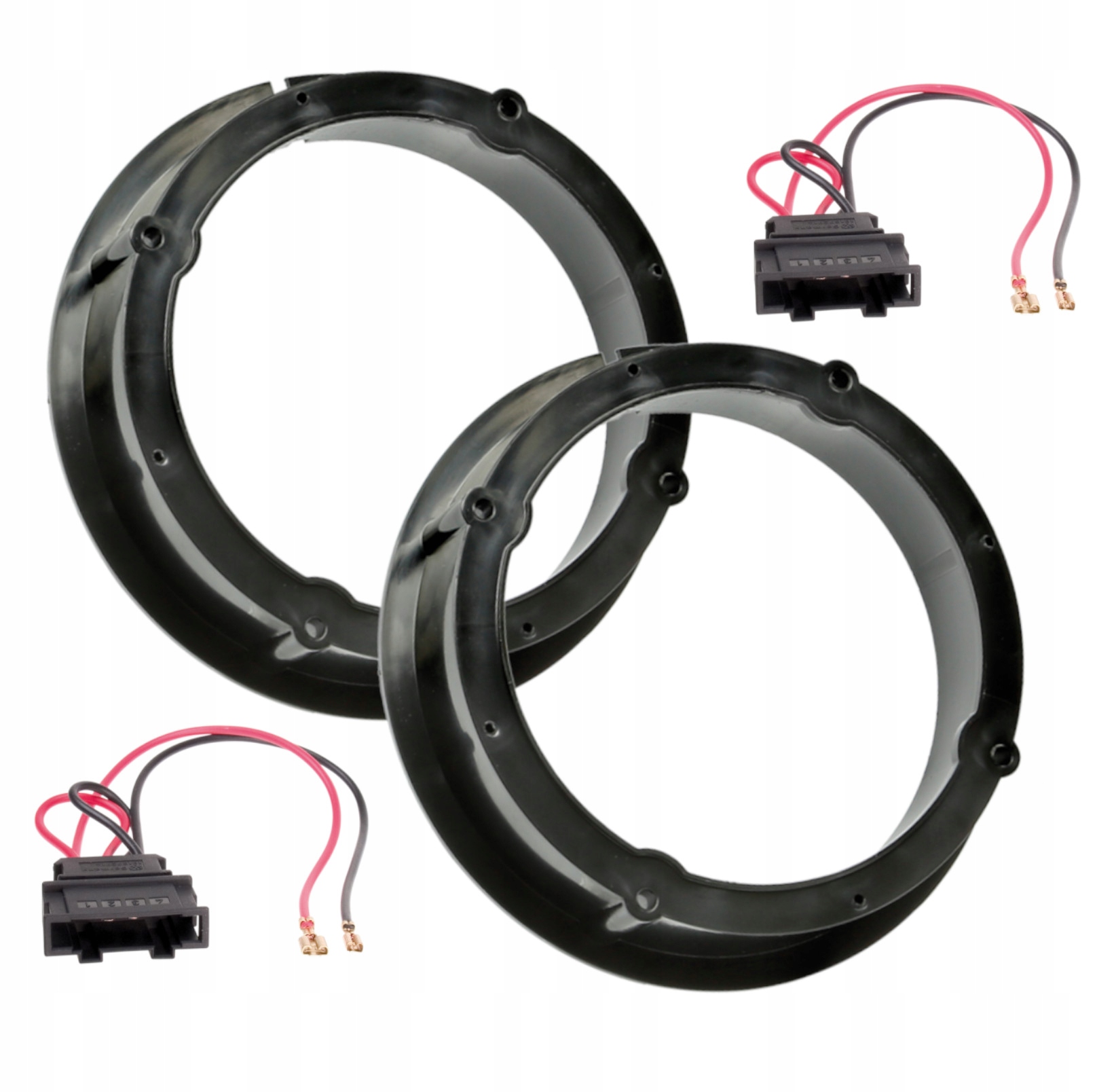 JBL 4 GŁOŚNIKI SAMOCHODOWE DYSTANSE DO VW PASSAT B5 GOLF 4 IV przód + tył Marka JBL