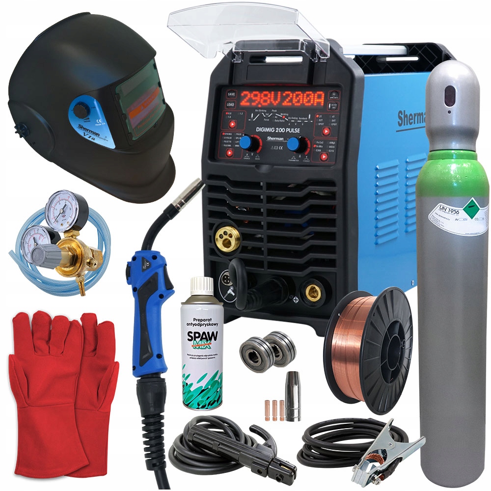 Spawarka inwertorowa MIG 200 Aluminium Synergia