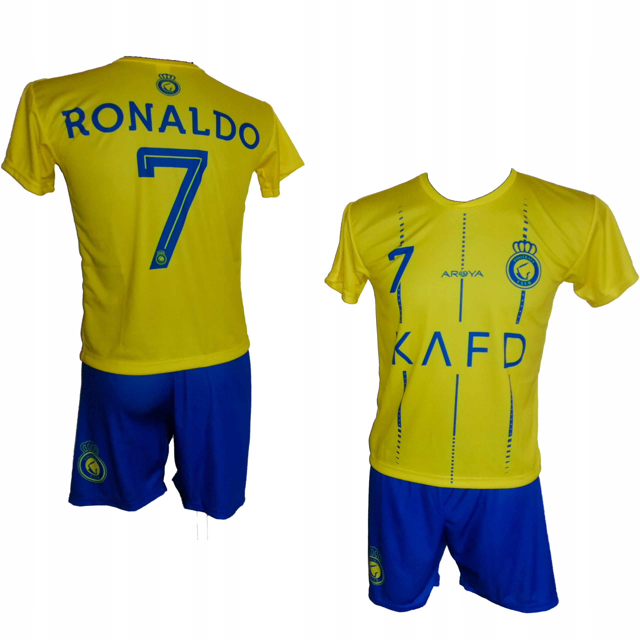 Dětské fotbalové tričko Cristiana Ronalda, kraťasy 176 cm