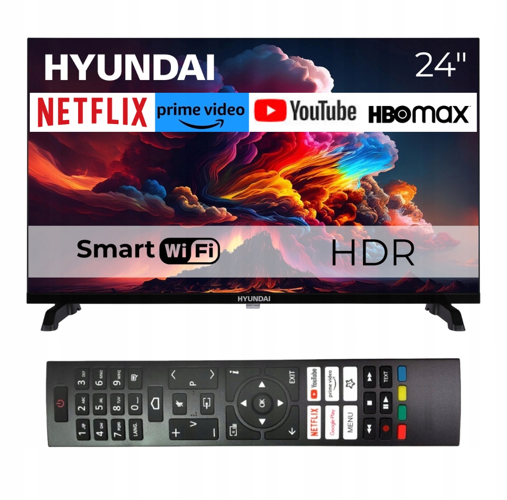 Telewizor Hyundai Hd 24" HLM24TS500SMART Wi-Fi Bluetooth TiVo Os