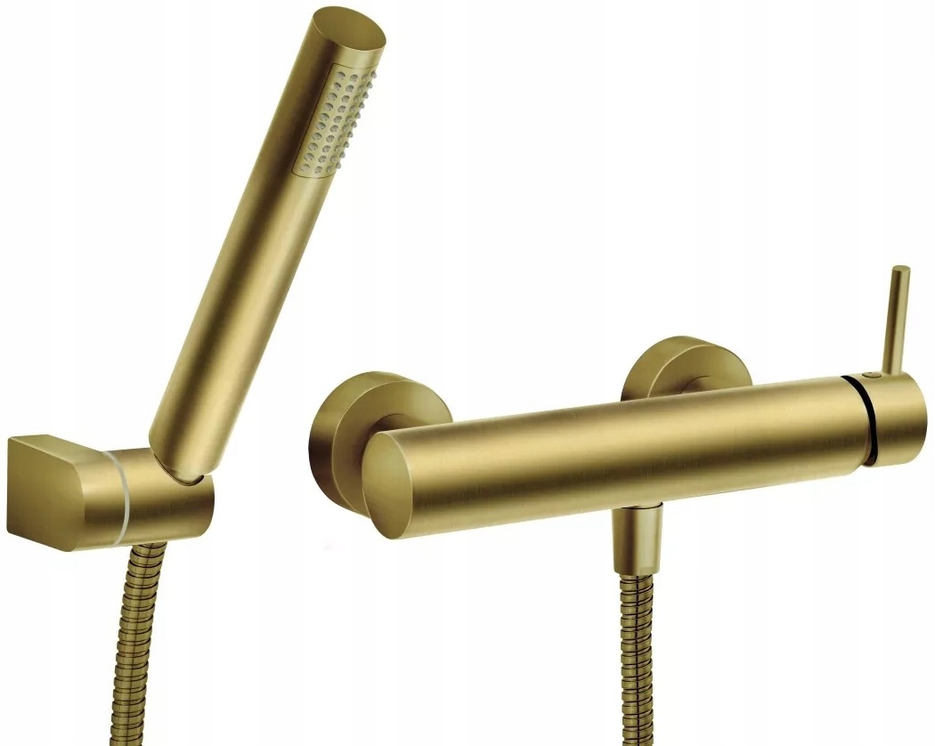 Ferro Sprchová Batéria So Sadou Ciriculus, Brúsené Zlato