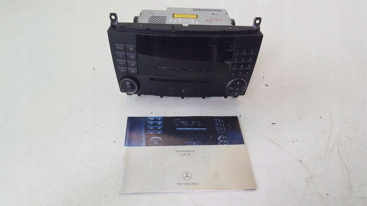 A2038273842 - Радио Mercedes W203 1,8