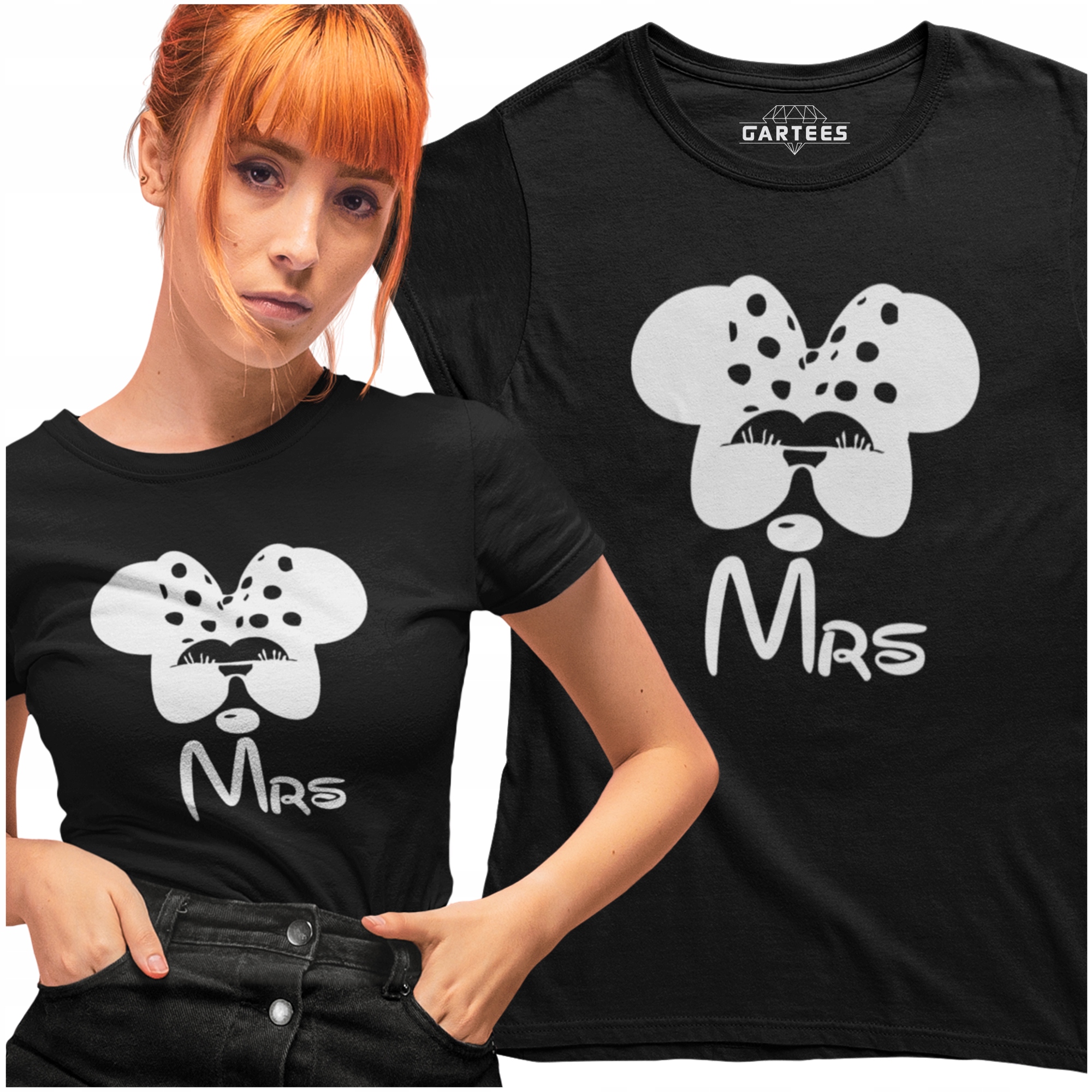 

Koszulka Prezent Dla Niej Myszka Miki Mrs Pani Ona