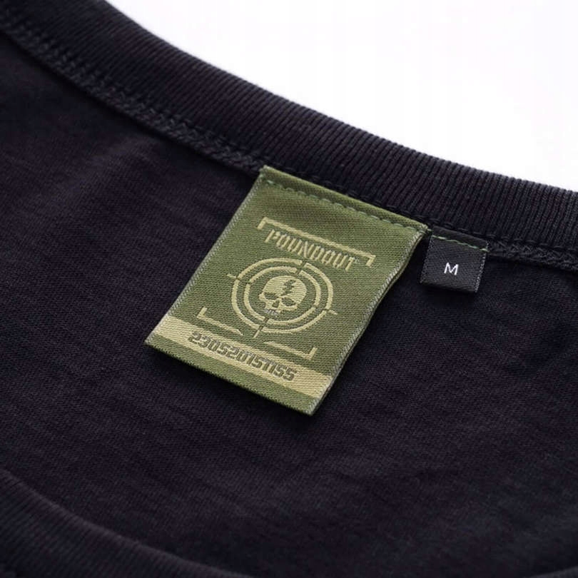 Poundout Koszulka T-shirt męski BATTLE czarny M Właściwości brak