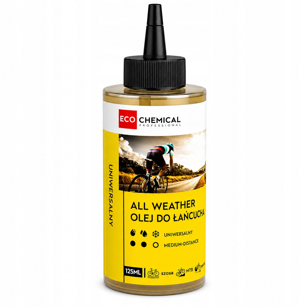 Olej do łańcuchów rowerowych Ecochemical uniwersalny 125 ml