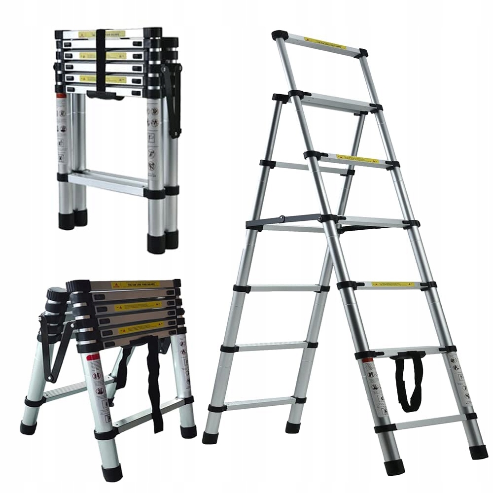 

Drabina domowa dwustronna aluminiowa 6+7 stopniowa