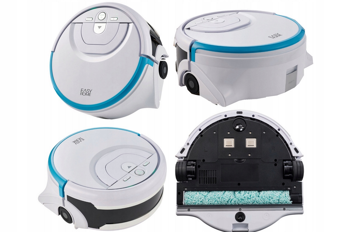 ROBOT SPRZĄTAJĄCY MOPUJĄCY ODKURZACZ MOP BIAŁY UŻYWANY EAN (GTIN) 59039918312222