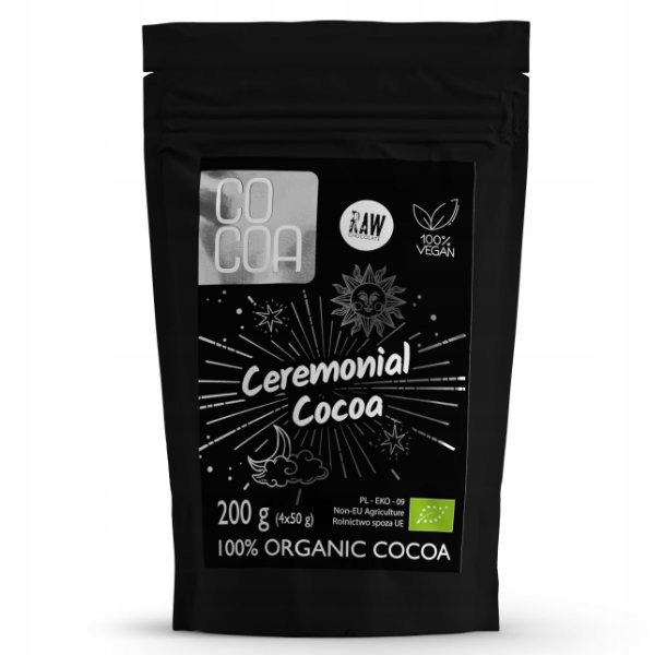 Cocoa Kakao ceremoniální Bio (4x50 g) 200 g