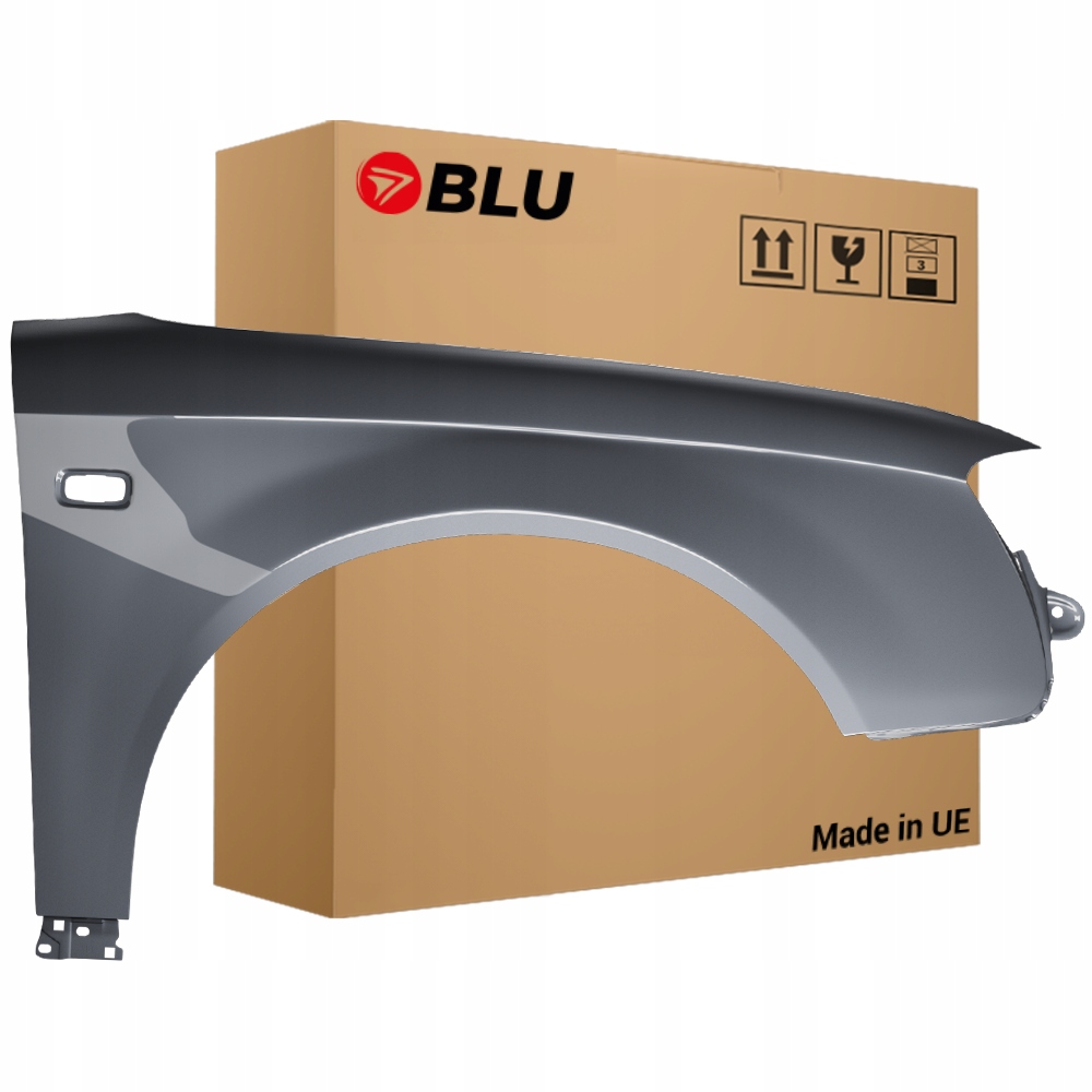 Blu Blatník Audi A4 B7 LY7G pravý šedý 04-08 přední