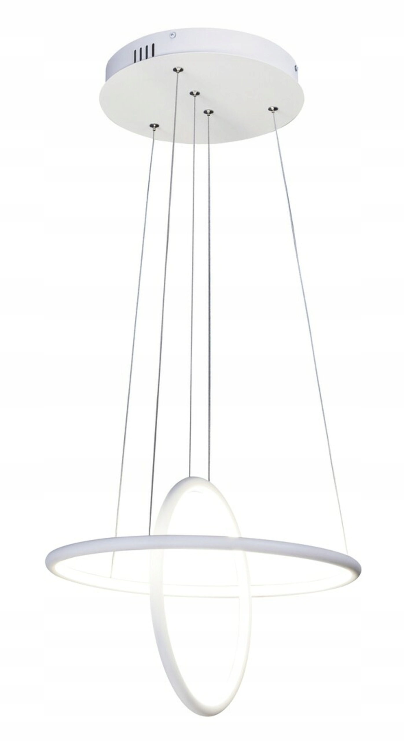 Rabalux Donatella Led 37W závěsné svítidlo, bílé, průměr 40 cm, 2300 lm