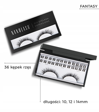 Nanolash Fantasy Sztuczne rzęsy w kępkach do samodzielnego przedłużania